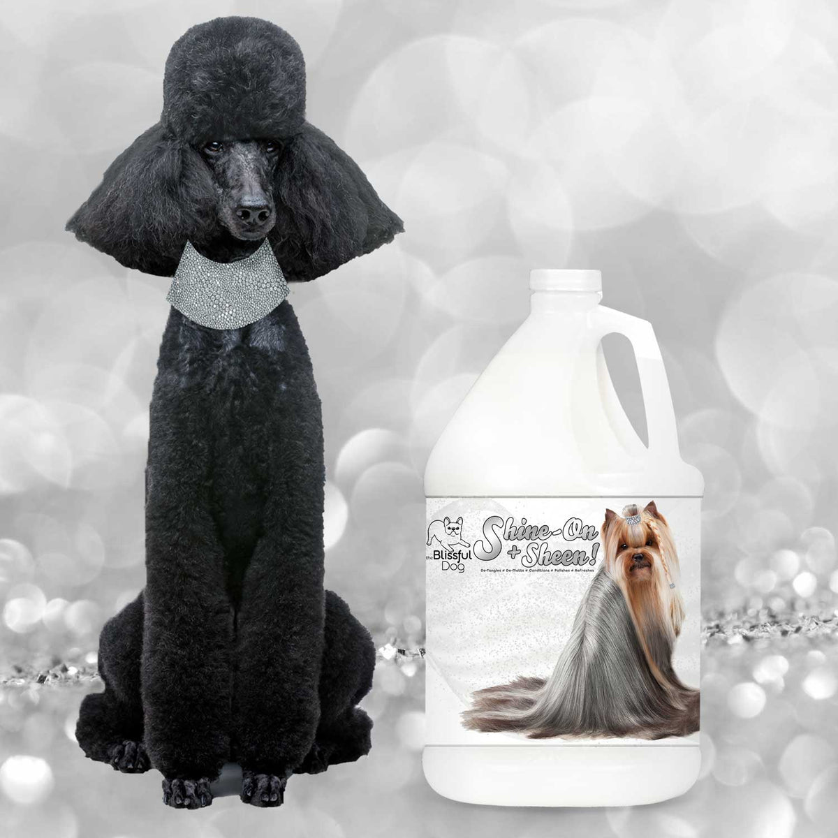 Shine-On+Sheen Dog De-Tangling Coat Spray